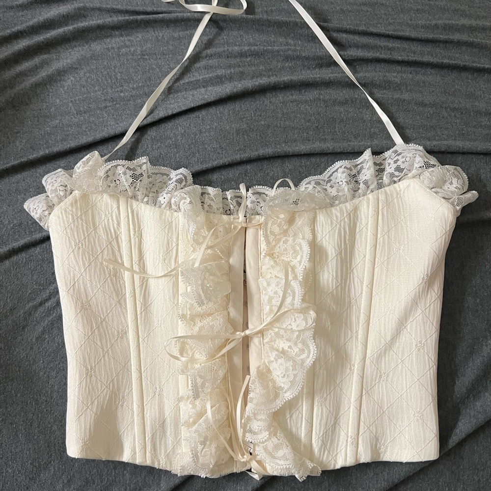 Danielle Guizio Eris Lace Corset